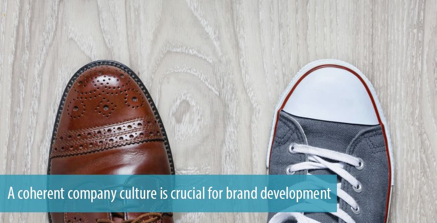 A coherent company culture is crucial for brand development