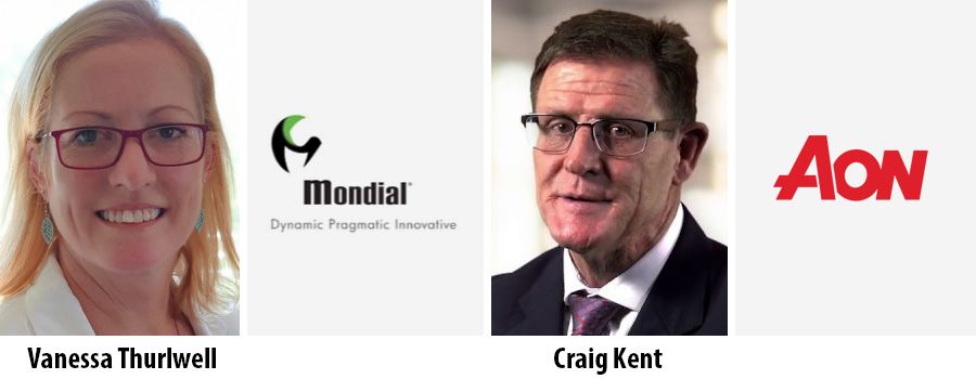 Vanessa Thurlwell, Mondial and Craig Kent, Aon