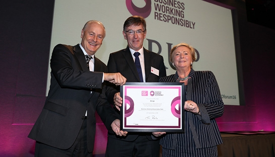 Arup Ireland awarded the The Business Working Responsibly Mark