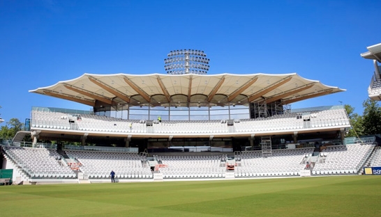 Engineers help improve the view at Lord's Cricket Ground, London