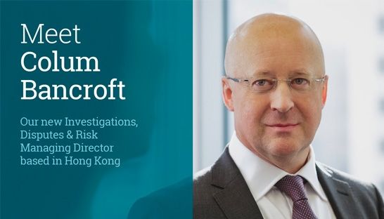 Colum Bancroft joins AlixPartners as a Managing Director in Hong Kong