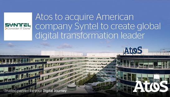 US-based IT firm Syntel acquired for $3.6 billion by Atos