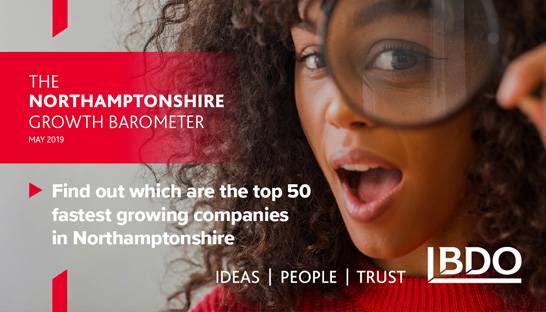 Northamptonshire's mid-sized growth stars breach £2 billion barrier