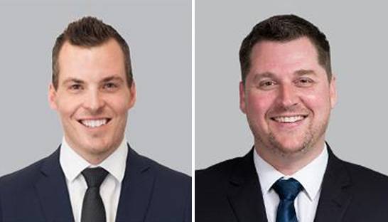 David Mutton and Mitchell Herrett partner at RSM