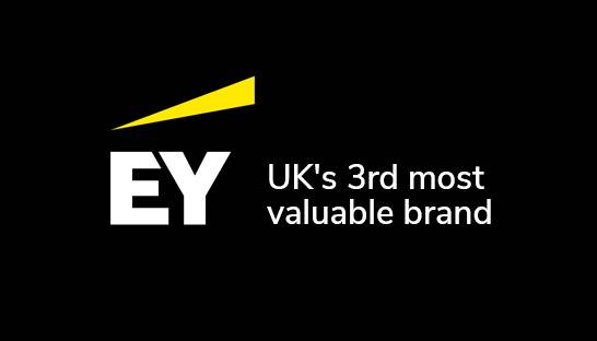 EY is UK's third most valuable brand – ahead of many giants