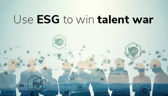 HR departments can use ESG to win talent war