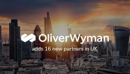 Oliver Wyman adds 16 new partners in UK
