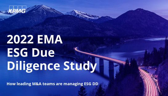 ESG due diligence on the rise in the mergers & acquisitions scene