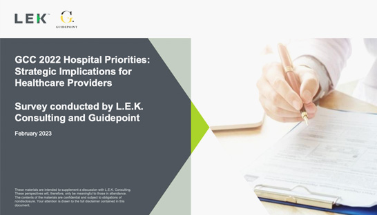 The top priorities of hospital executives in UAE and Saudi (in 8 charts)