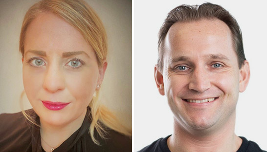 Dulcie Golland and Clifford Barnes partner at Oliver Wyman