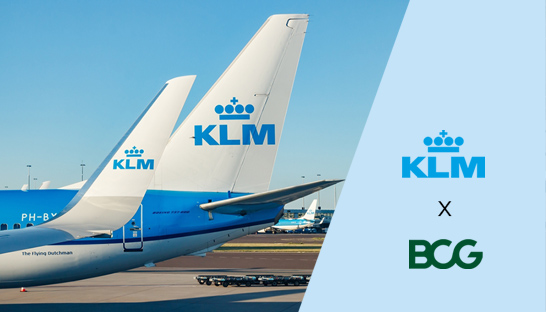 KLM extends airline operations partnership with BCG