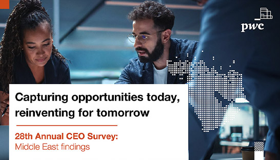 Middle East CEOs most confident globally about company growth in 2025