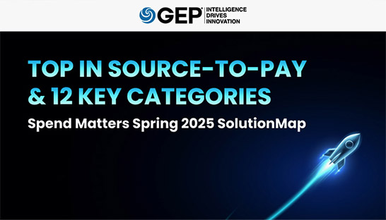 GEP's procurement software tops Spend Matters' Spring 2025 SolutionMap