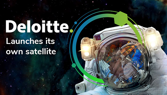 Deloitte successfully launches its own satellite with the help of SpaceX