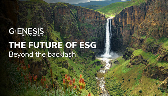 The future of ESG – beyond the backlash